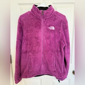 The North Face Women’s Medium Cozy Fleece Jacket – Purple / Plum – Warm & Soft